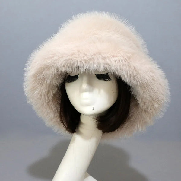 Faux Fur Bucket Hat