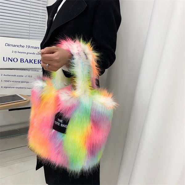 Large Fur The Tote Bag