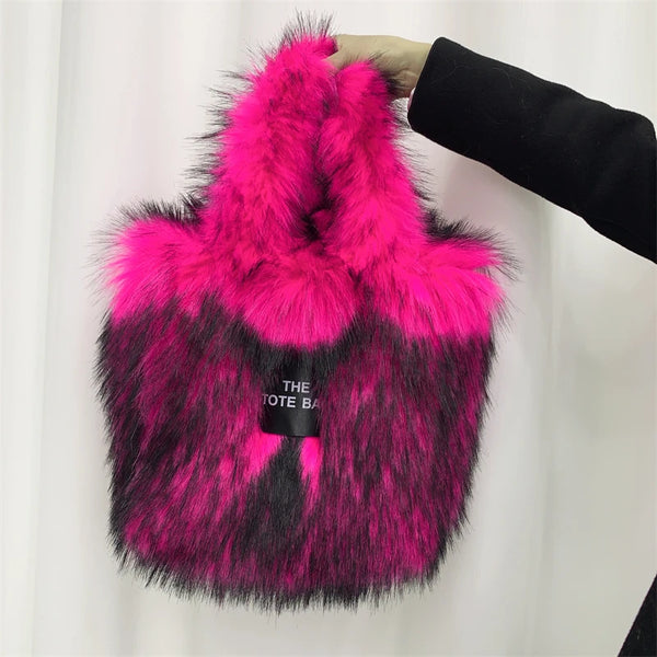 Large Fur The Tote Bag