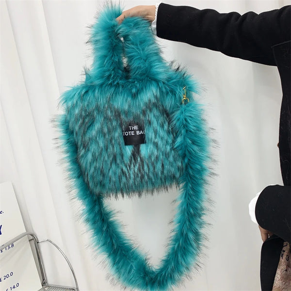 Large Fur The Tote Bag