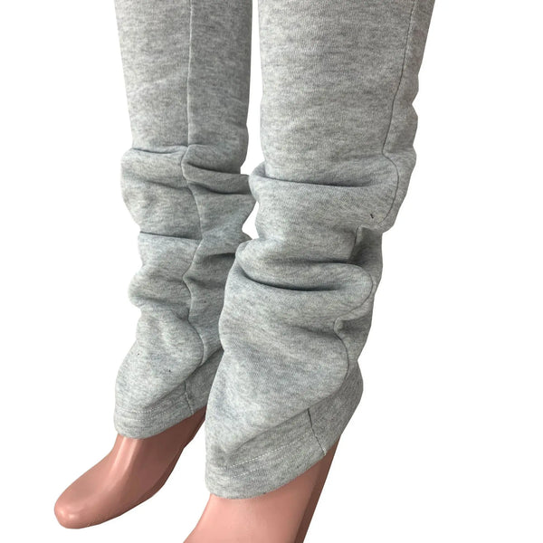 Stacked Sweat Pants Joggers