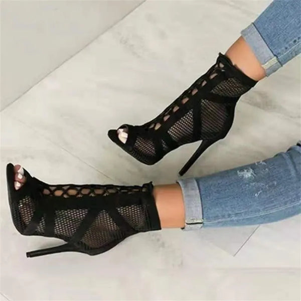 Cross Strap Sexy High Heels