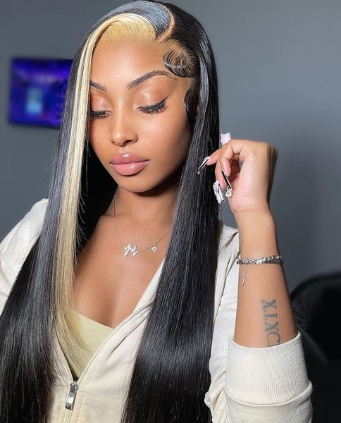 HD Lace Frontal Human Hair Wig Pre plucked