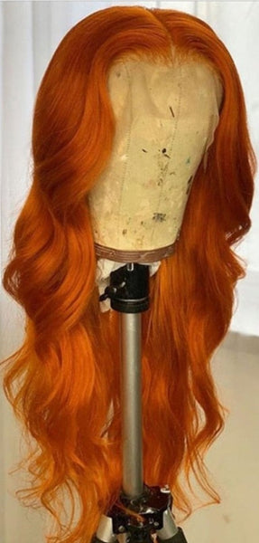 Ginger Orange Colored Preplucked